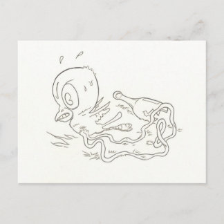 Postal Pájaro azul de la fortaleza