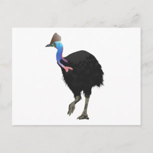 Postal Pájaro Casuario