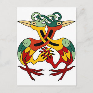 Postal Pájaro Celta