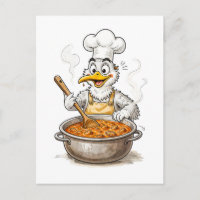 Pájaro Cómico Cocinando Labskaus