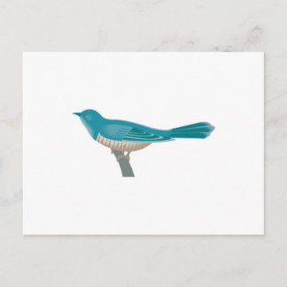 Postal pájaro de bonito