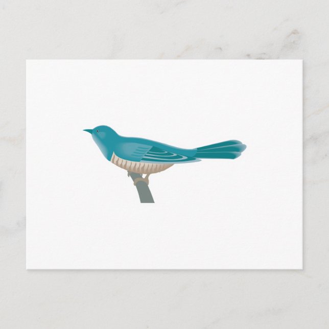 Postal pájaro de bonito (Anverso)