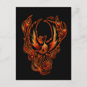 Postal Pájaro De Fuego