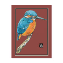 Pájaro de Kingfisher azul