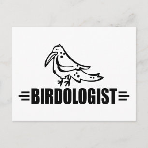 Postal Pájaro Divertido