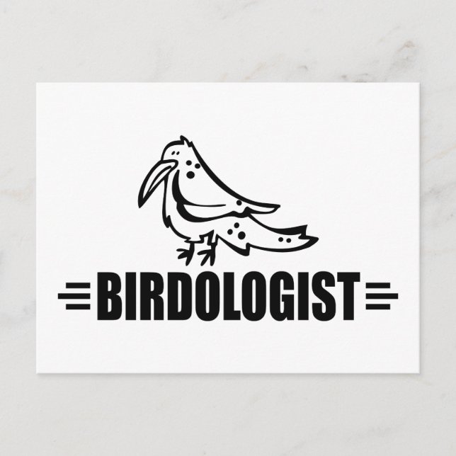 Postal Pájaro Divertido (Anverso)