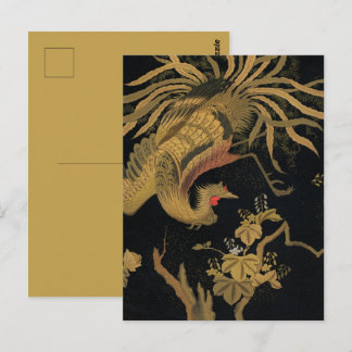 Postal Pájaro mítico Howo de Audsley: Fénix japonés de 18