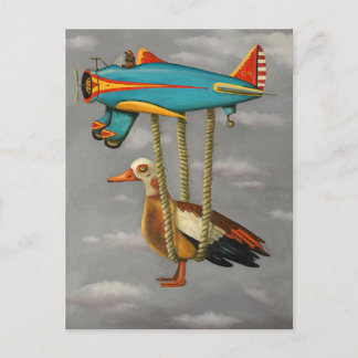 Postal Pájaro perezoso 2