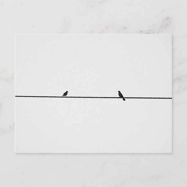 Postal Pájaros Amigos (Anverso)