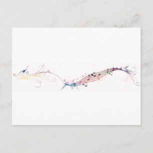 Postal pájaros cantores arcoíris