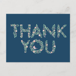 Postal Pájaros de Amor & Letras Gracias Marina