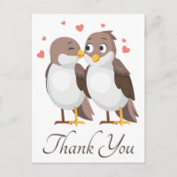 Pájaros de Amor Marrones y Blancos para Bodas Agra