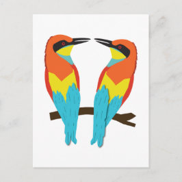 Postal PÁJAROS DE AMOR Postcard