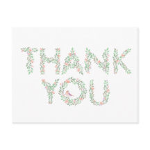 Pájaros de amor y cartas Gracias