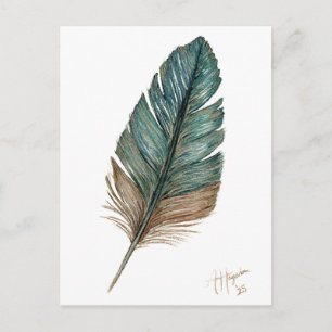 Postal Pájaros de una misma pluma