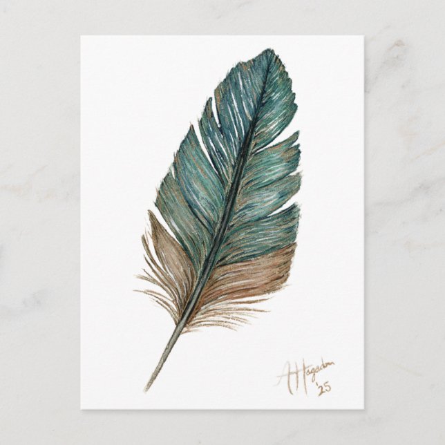 Postal Pájaros de una misma pluma (Anverso)