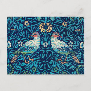 Postal Pájaros, William Morris