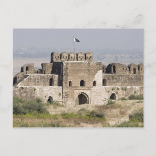 Postal Pakistán, Dina. Puerta de Talaqi vista desde la
