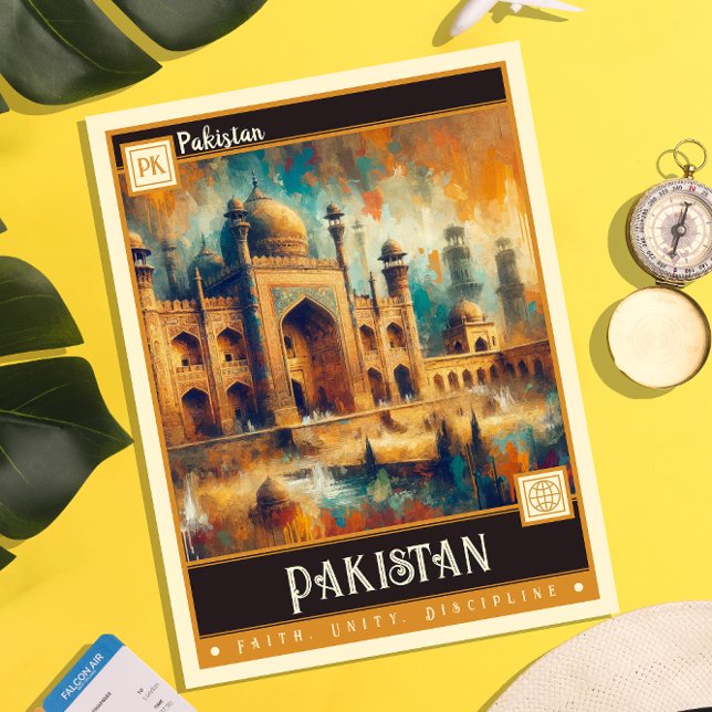 Postal Pakistán | Pintura de época (Subido por el creador)