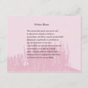 Postal Palabra para escritores