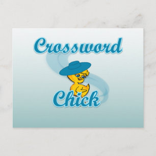 Postal Palabras cruzadas Chick #3