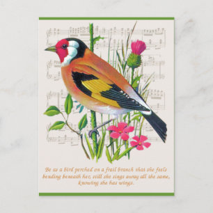 Postal Palabras de aliento