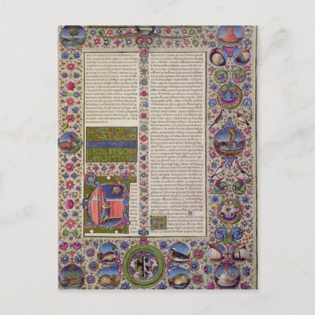 Postal Palabras de apertura de Leviticus (Anverso)