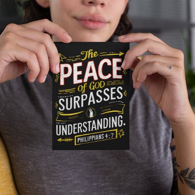 Postal Palabras divinas sobre Dios sobrepasan el entendim (Subido por el creador)