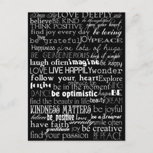 Postal Palabras inspiradoras