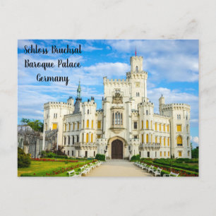 Postal Palacio Barroco Schloss Bruchsal – Alemania