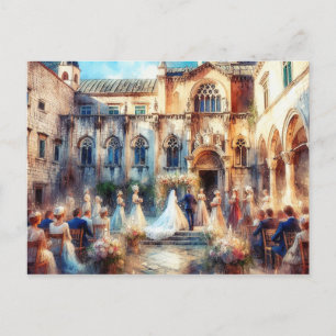 Postal Palacio boda Sponza de Dubrovnik Croacia