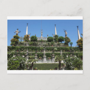 Postal Palacio Borromeo en Stresa, Italia