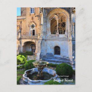 Postal Palacio Bussaco- El Portugal Real