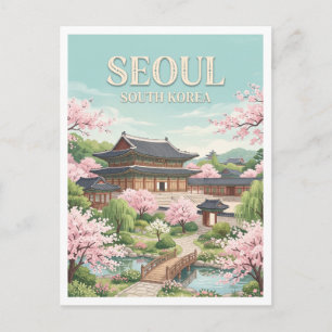 Postal Palacio Changdeokgung Seúl Corea del Sur