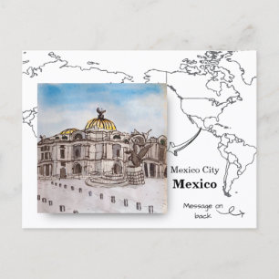 Postal Palacio de Bellas Artes, Ciudad de México