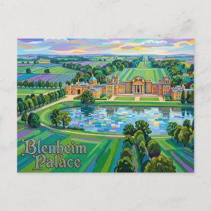 Postal Palacio de Blenheim Reino Unido