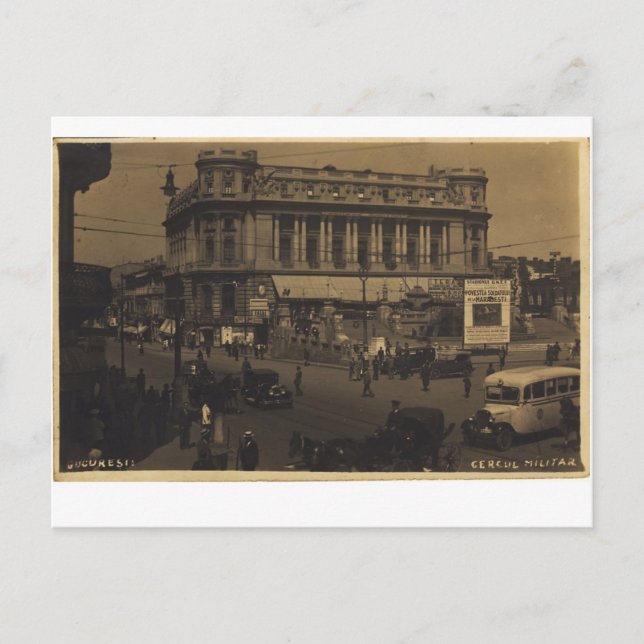 Postal Palacio de Bucarest Cercul Militar Național (Anverso)