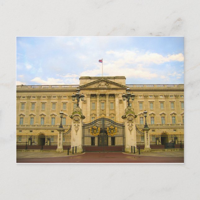 Postal Palacio de Buckingham (Anverso)