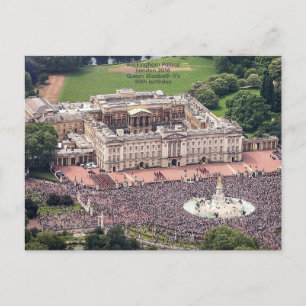 Postal Palacio de Buckingham 2016. 90 cumpleaños de la Re