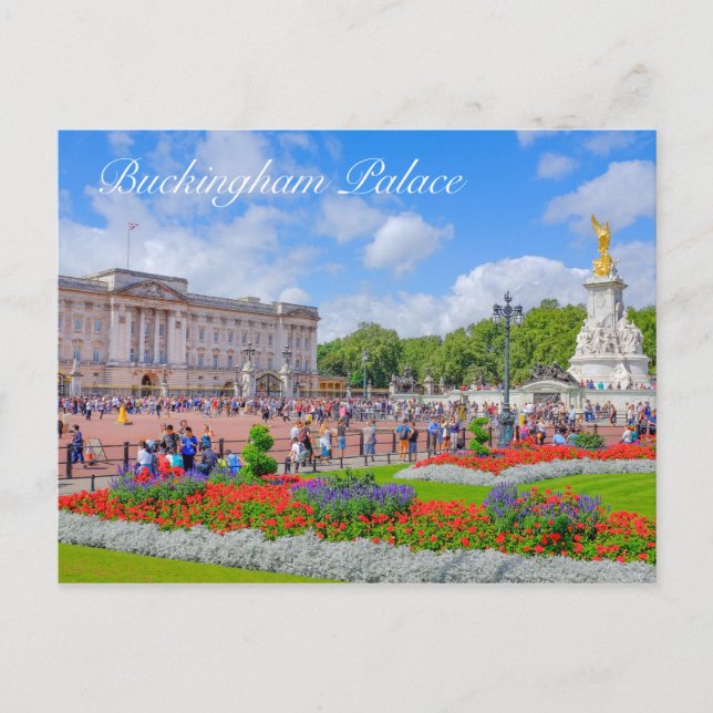 Postal Palacio de Buckingham, London UK Postcard (Anverso)