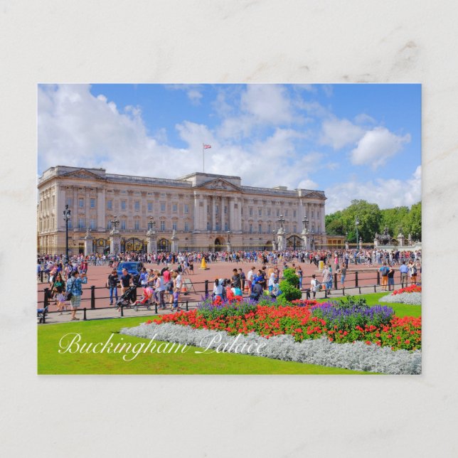 Postal Palacio de Buckingham, London UK Postcard (Anverso)