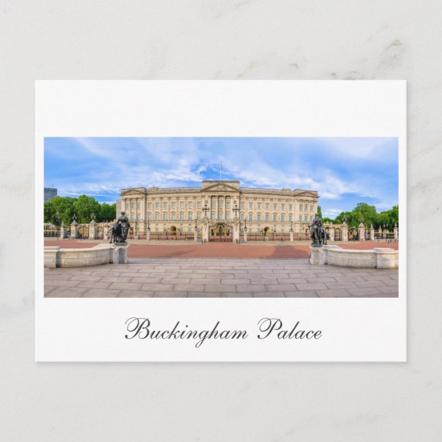 Postal Palacio de Buckingham, Londres Reino Unido (Anverso)
