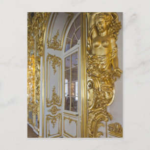 Postal Palacio de Catalina, detalle del Gran Salón