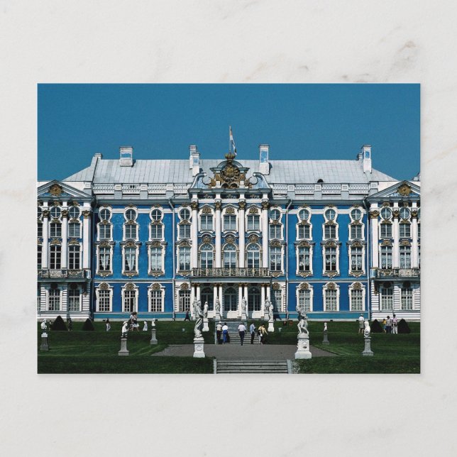 Postal Palacio de Catherine en Pushkin, St Petersburg, (Anverso)