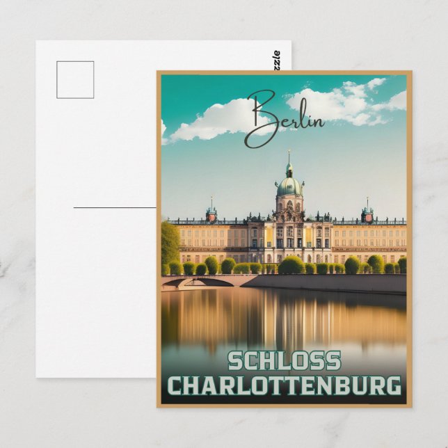 Postal Palacio de Charlottenburg (Anverso / Reverso)