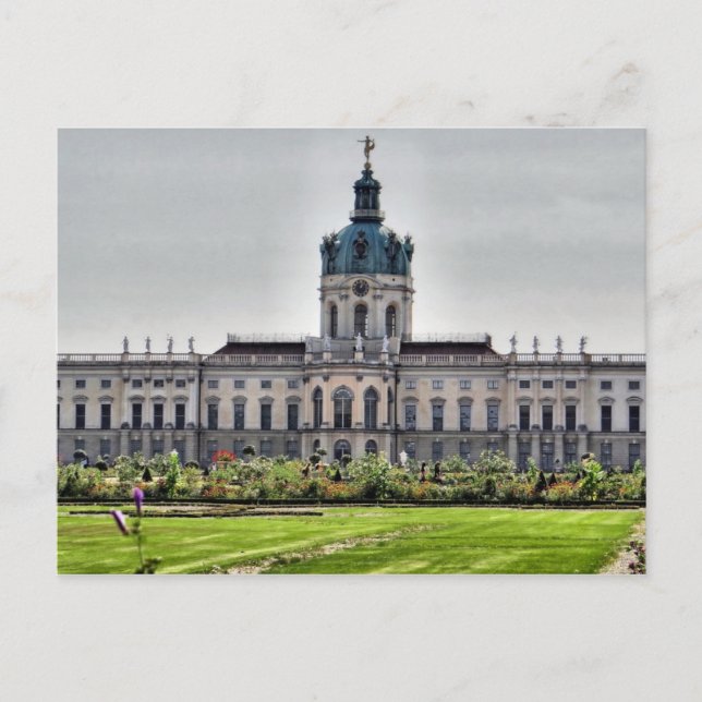 Postal Palacio de Charlottenburg, Berlín (Anverso)