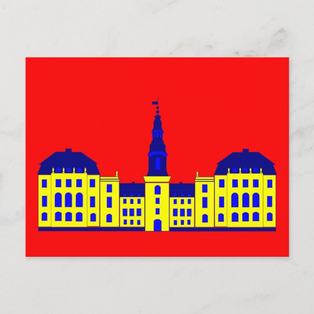 Postal Palacio de Christiansborg (Anverso)