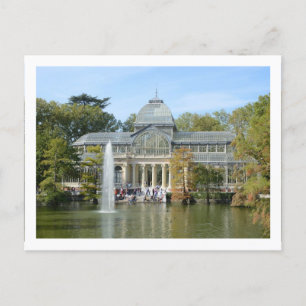 Postal Palacio de Cristal, Madrid