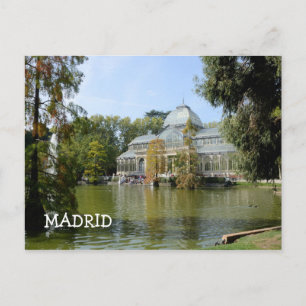 Postal Palacio de Cristal, Madrid