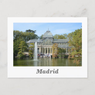 Postal Palacio de Cristal, Madrid